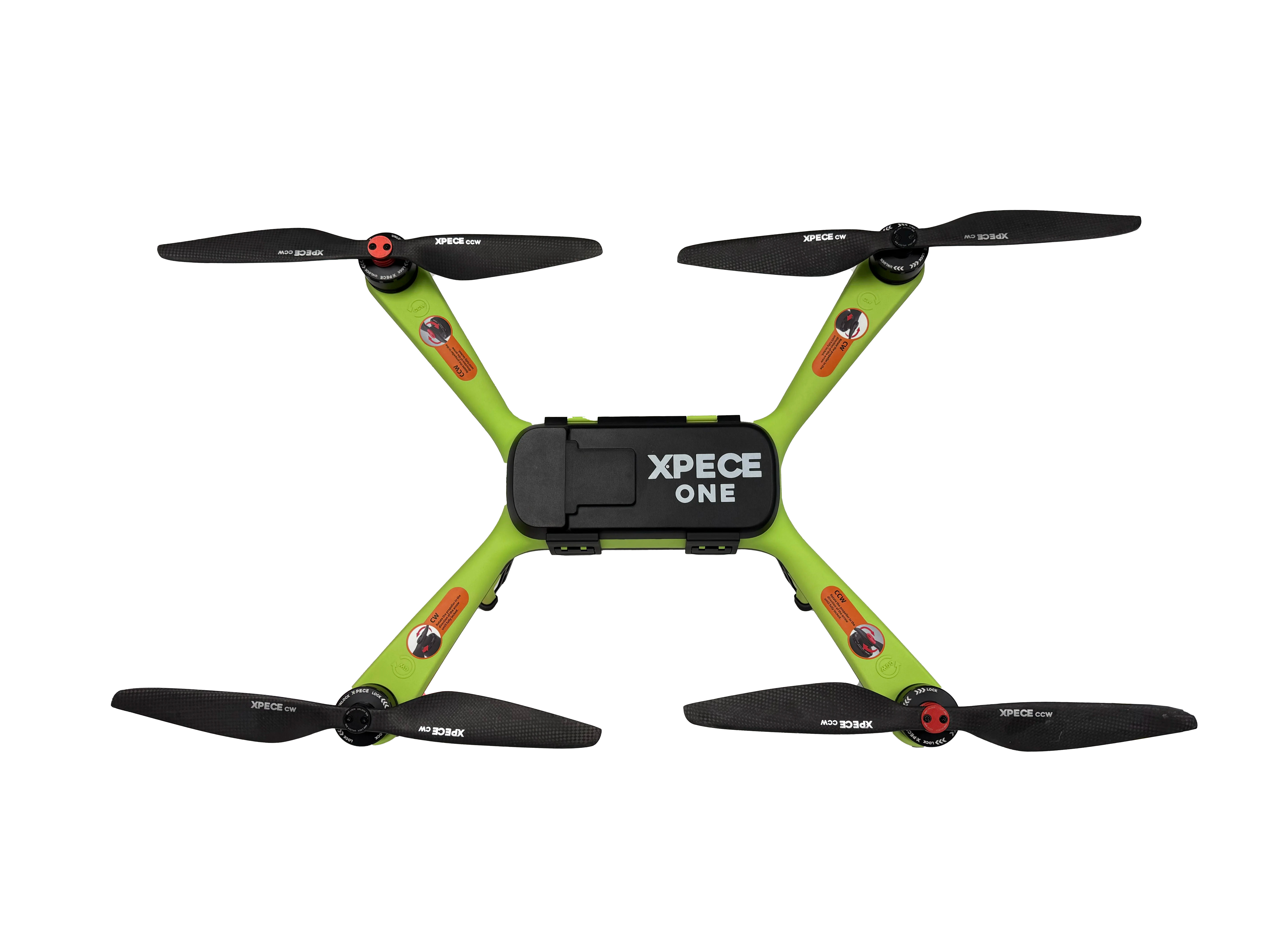 Xpece ONE BARE fishing drone top view with transparent background