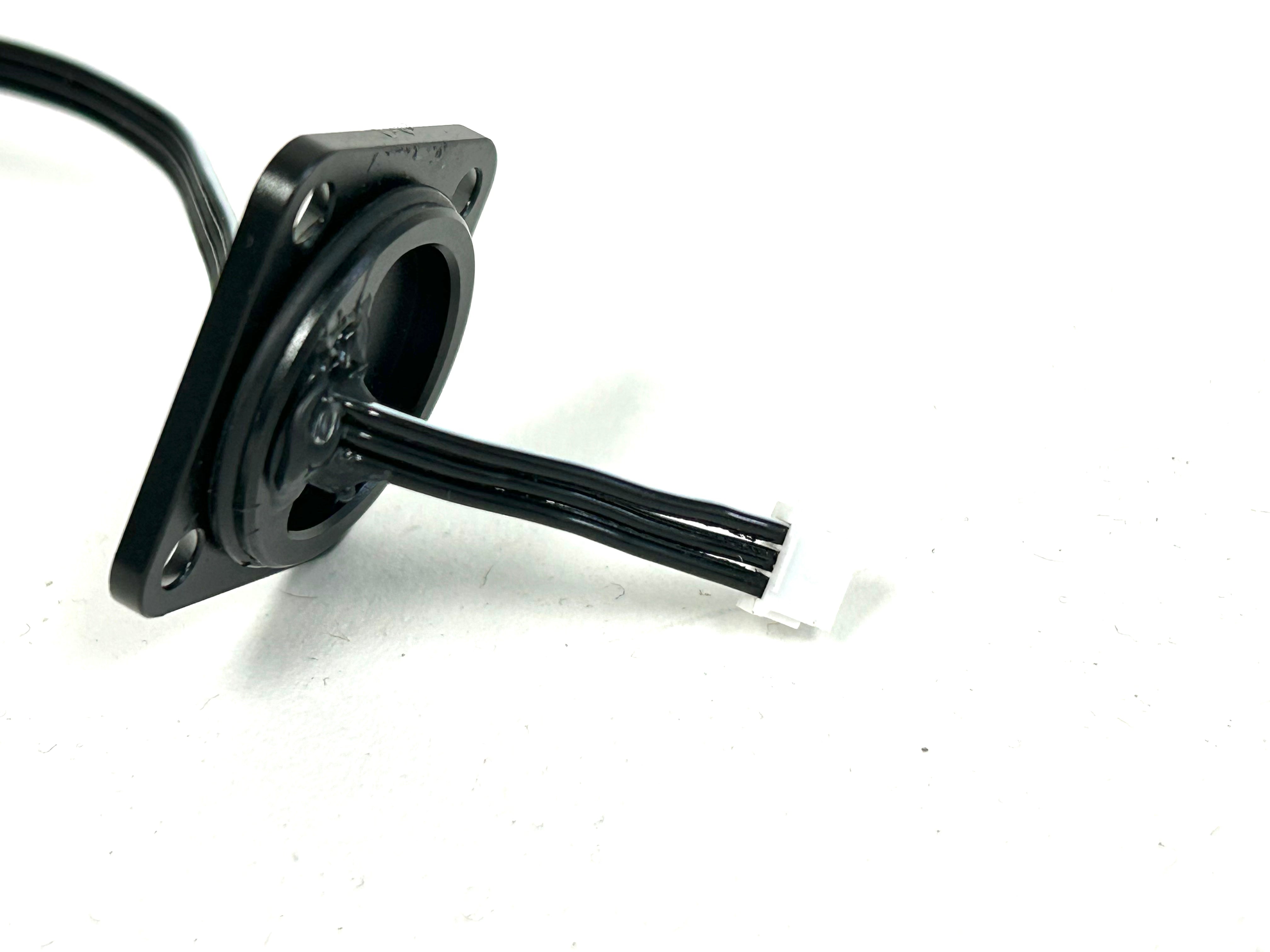 XPECE ONE drone payload release wiring harness with waterproof grommet and connector