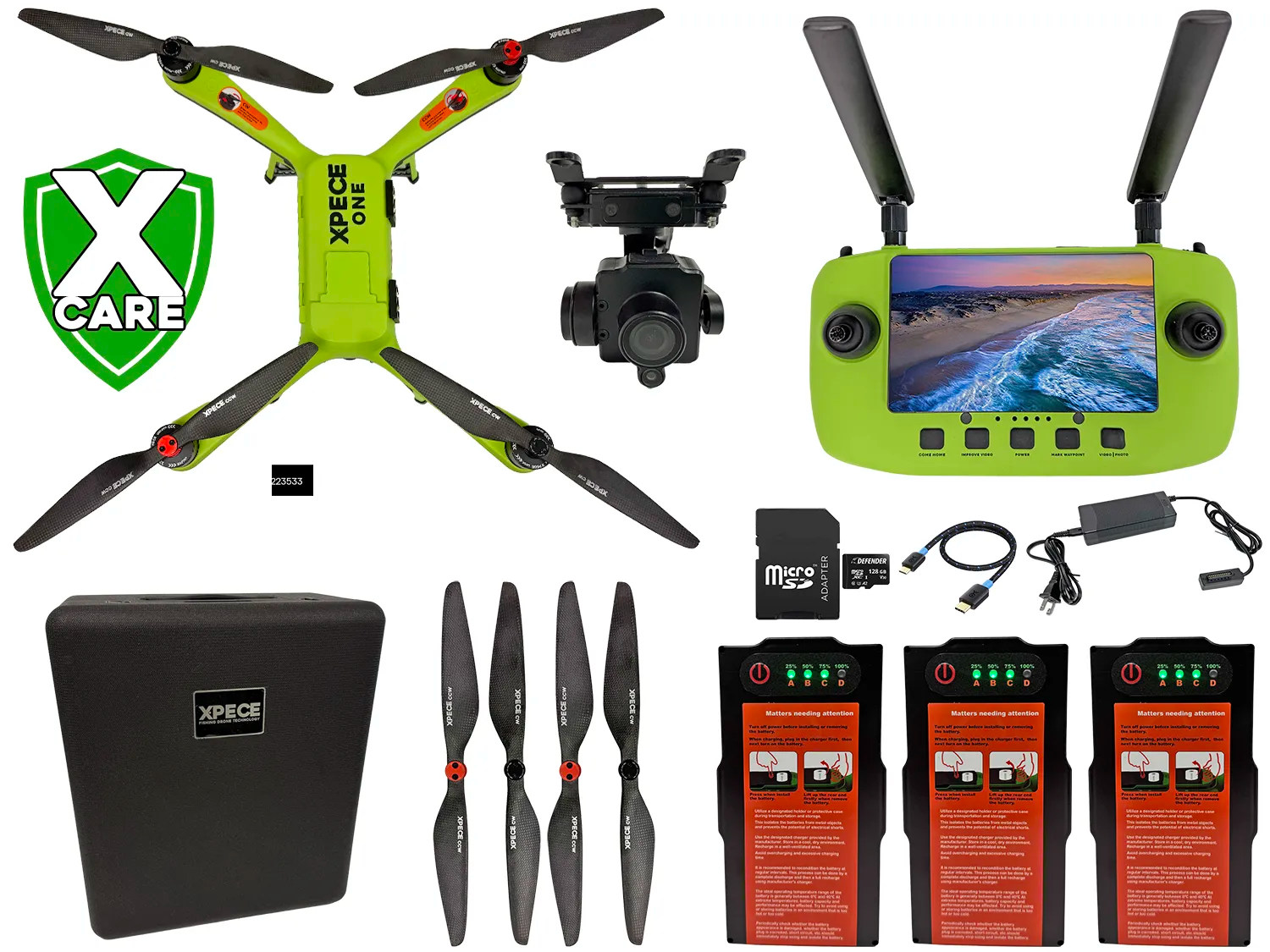 Xpece ONE Fishing Drone Fly More Bundle