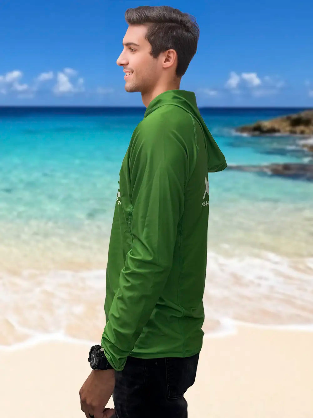 Xpece High Performance Shirt Hoodie UPF 50 Sun Protection Moisture Wicking