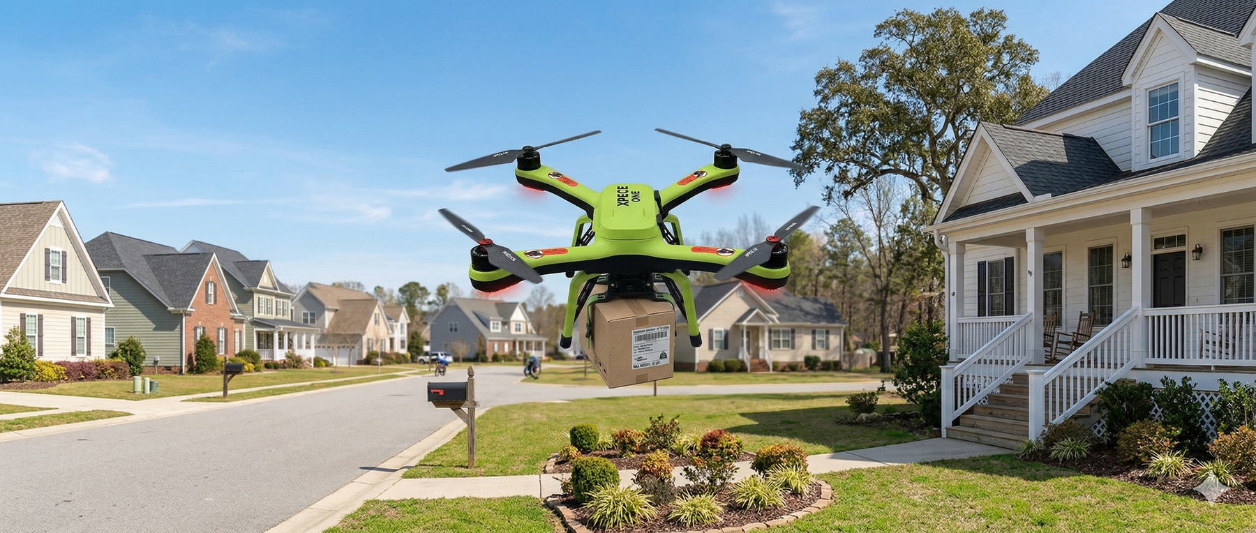 Deliver Where Trucks Can't Go. — Xpece ONE drone