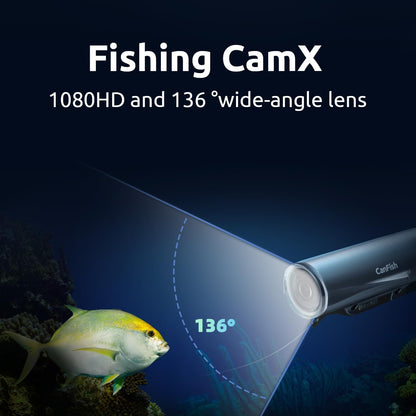 Fishing CamX underwater fishing camera with 1080HD video and 136° wide-angle lens