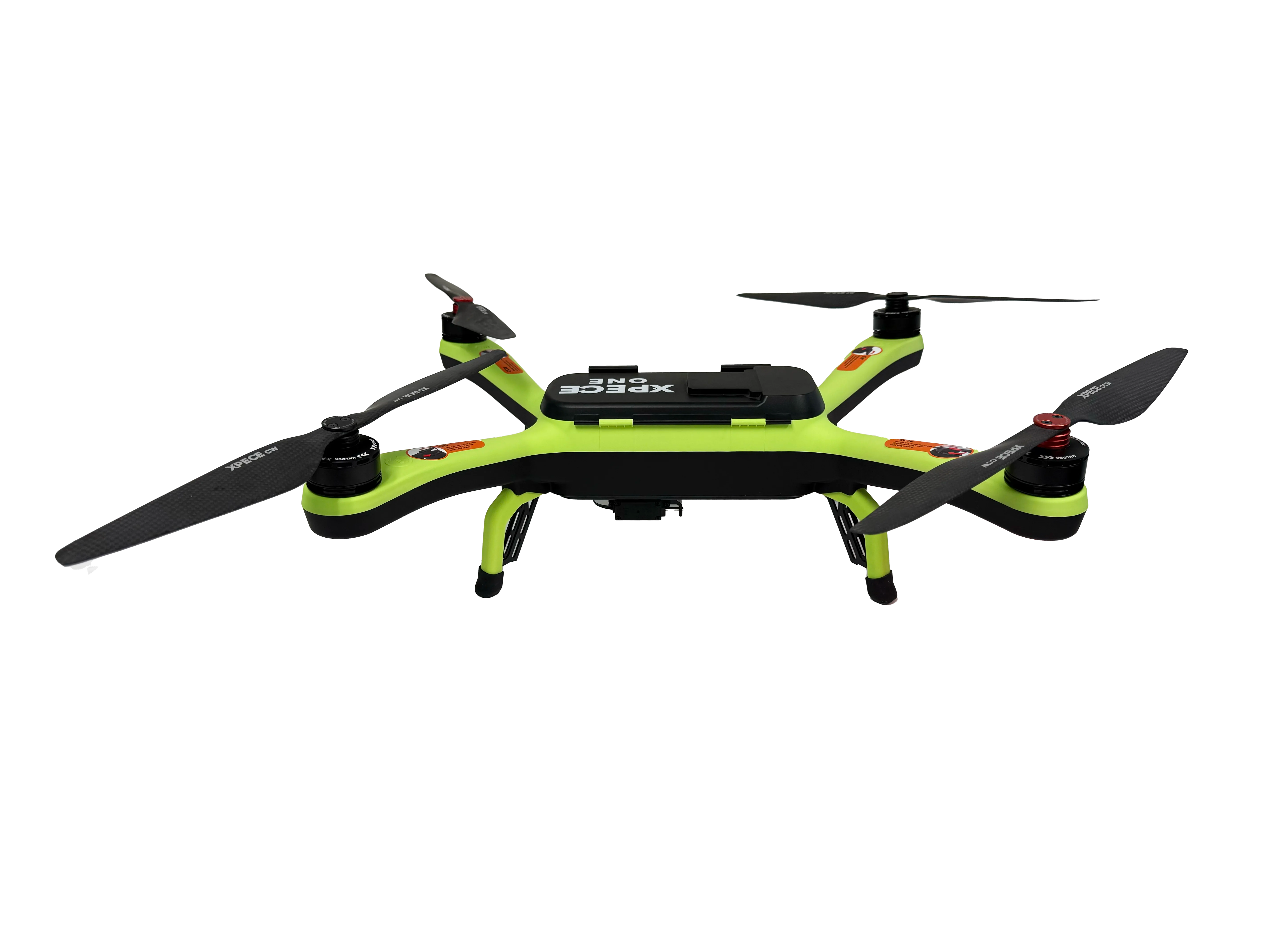 Xpece ONE BARE fishing drone side view with transparent background