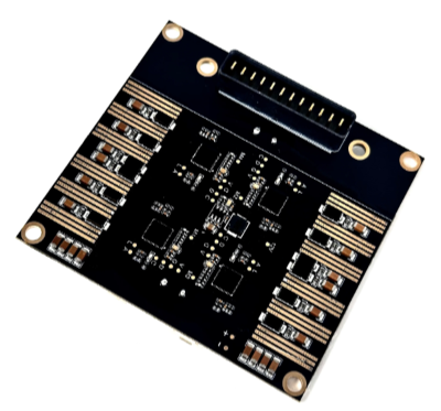 Xpece ONE drone ESC board angled view